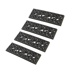 Set of 4 Non-Slip Doormat Stair Treads Home Entrance Rug Textile Mat for Home Decor