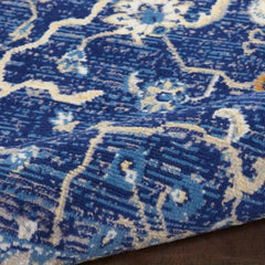 Traditional Persian Navy 3'9" x 5'9" Area Rug, (4' x 6'), At Home In Any Decor