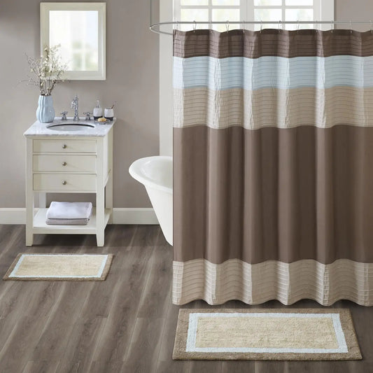 Amherst Bathroom Rugs Room Décor 100% Cotton Tufted Ultra Soft Non-Slip, Absorbent Quick Dry Bathtub Mats, 27x45