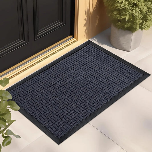 Door Mat Outdoor, Welcome Mats Outside, Large Front Door Mats, Doormat Indoor Entrance, Outdoor Mat, Anti-Slip Rubber Door