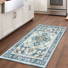 Orhopui Retro-Style Persian sponge Carpet, Stain Resistant, Non-Shedding, Washable Rugs, Non-woven felt spot molding