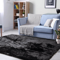 BedStory Sheepskin Rug 2X3 - 4X6 Ft Area Rug Faux Fur Rug for Bedroom Bedside Living Room Plush Soft Rug Luxury Home Decoration