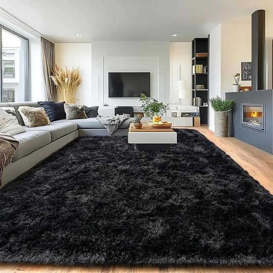 8x10 Rug for Living Room, Fuzzy Plush Large Area Rug, Fluffy Modern Shag Non Slip Soft Furry Carpet for Bedroom Kids Room