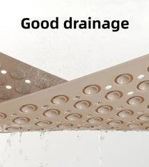 Shower Bath Mat Foot Massager with Non-Slip Suction Cups Bathroom Mat Silicone Suction Cup Massage Brush for Bathroom Use