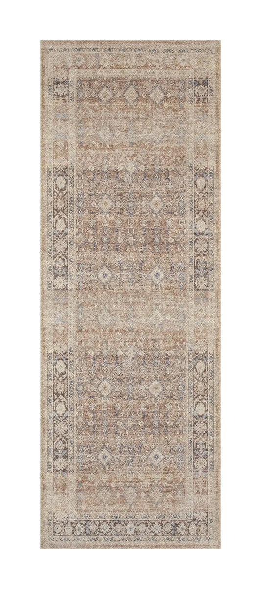 Neutral Persian Indoor 2.5' x 7' Runner Rug