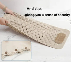 Shower Bath Mat Foot Massager with Non-Slip Suction Cups Bathroom Mat Silicone Suction Cup Massage Brush for Bathroom Use