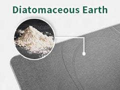 Super Absorbent Diatomaceous Earth Bath Mat Large, Quick Drying Non-Slip Diatomite Stone Bath Mats (Extra Large 31.5" x 19.7")
