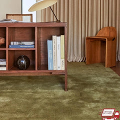 Handmade Wool Blend Area Rug Low Pile Soft Texture Flat Woven Living Room Bedroom Dining Room Comfortable Easy Care