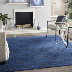 Essentials 4' x 6' Navy Blue Fabric Outdoor Area Rug (4' x 6')