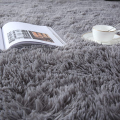 7X10 Area Rugs For Living Room: Grey Area Rug 7 X 10 Carpets For Living Room - Shag Area Rug Modern Indoor Soft Shaggy Fuzzy
