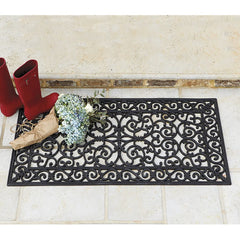 Natural Rubber Doormat Home Textile 24 H X 48 W X 5/8" Size Mat for Home Garden Kitchen Ramp Pool Restaurant Garage Floor Mat