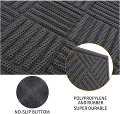 Door Mat Outdoor, Welcome Mats Outside, Large Front Door Mats, Doormat Indoor Entrance, Outdoor Mat, Anti-Slip Rubber Door