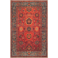 2x3 Rug - Machine Washable Entry Rug with Non-Slip Backing, Ideal for Enteryway, Kitchen, Bathroom,