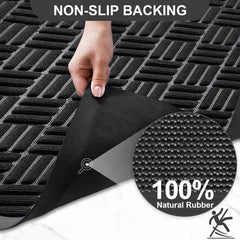 Door Mat Outdoor, Welcome Mats Outside, Large Front Door Mats, Doormat Indoor Entrance, Outdoor Mat, Anti-Slip Rubber Door