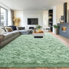 8x10 Rug for Living Room, Fuzzy Plush Large Area Rug, Fluffy Modern Shag Non Slip Soft Furry Carpet for Bedroom Kids Room