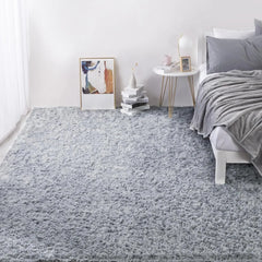 Furry Area rug 10x14 feet, super furry large plush faux fur rug for the living room bedroom
