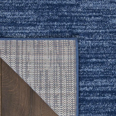 Essentials 4' x 6' Navy Blue Fabric Outdoor Area Rug (4' x 6')