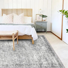 6x9 Washable Rug  Vintage Rug Traditional Floor Cover Thin Rug Retro Kitchen Indoor Distressed Non Slip Carpet