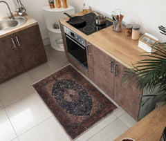 2x3 Rug - Machine Washable Entry Rug with Non-Slip Backing, Ideal for Enteryway, Kitchen, Bathroom,