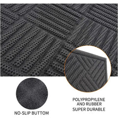 Door Mat Outdoor, Welcome Mats Outside, Large Front Door Mats, Doormat Indoor Entrance, Outdoor Mat, Anti-Slip Rubber Door