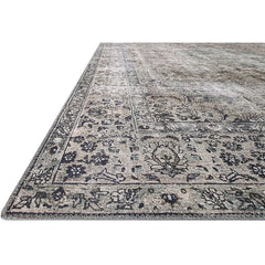 Soft Durable Area Rug Vintage Inspired Distressed Low Pile Carpet Living Room Bedroom Dining Room Office Easy Maintenance Non