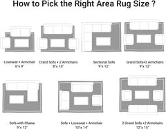 Furry Area rug 10x14 feet, super furry large plush faux fur rug for the living room bedroom