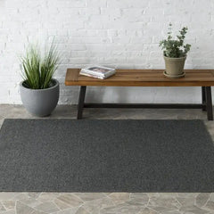 Titan Grey Durable Indoor Utility Area Rug