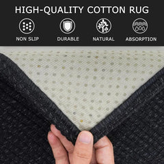 Boho Rugs for Entryway 3x5 ft Washable Front Door Area Rug Indoor Rubber Backed Kitchen