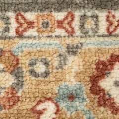 Persian Border Medallion Loop Print Rust Brown Indoor Area Rug, 7'x10'