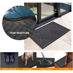 Door Mat Outdoor, Welcome Mats Outside, Large Front Door Mats, Doormat Indoor Entrance, Outdoor Mat, Anti-Slip Rubber Door