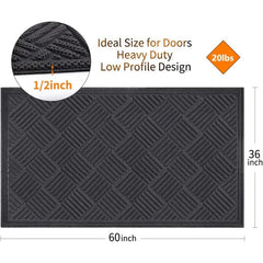 Door Mat Outdoor, Welcome Mats Outside, Large Front Door Mats, Doormat Indoor Entrance, Outdoor Mat, Anti-Slip Rubber Door
