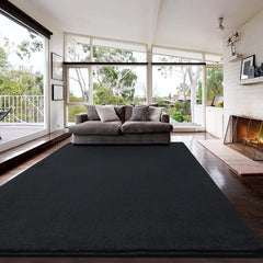 Black Rugs for Living Room 5x7 Feet Shag Rugs for Bedroom Area Rug Modern Soft Rugs for Kids Room,Nursery