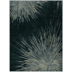 9x12 Ft Area Rugs for Living Room, Ultra-Thin Washable Large Rug Non Slip Throw Rug, Abstract Print Indoor Soft Neutral Rug