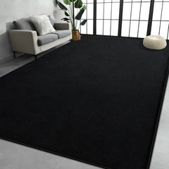 Large Area Rugs for Living Room Bedroom, 4x6 Feet Burgundy Red Rug, Minimalist Modern Shag Rug, Soft Thick Memory