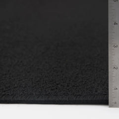 54 x 78 Titan Solid Black Durable Indoor Area Rug