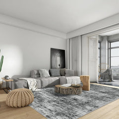 8x10 Area Rugs Washable Rug: Large Modern Abstract Living Room Rug Soft Anti-Skid Thin Carpet Indoor Floor Non-Shedding