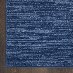 Essentials 4' x 6' Navy Blue Fabric Outdoor Area Rug (4' x 6')