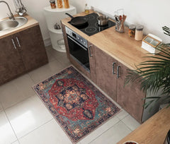 2x3 Rug - Machine Washable Entry Rug with Non-Slip Backing, Ideal for Enteryway, Kitchen, Bathroom,