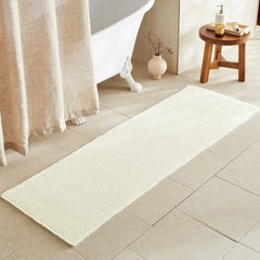 Waffle Runner Rug Bathroom, Long Boho Bathroom Rugs Non Slip Washable Super Absorbent Quick Dry Farmhouse Bathroom Decor