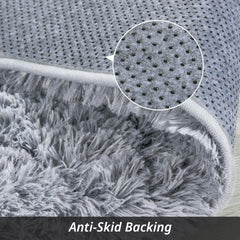 Furry Area rug 10x14 feet, super furry large plush faux fur rug for the living room bedroom