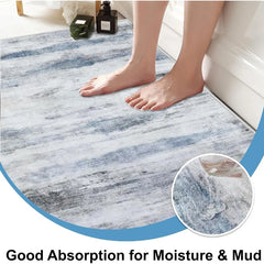Doormat, Faux Wool, Absorbent Front Indoor Doormat, 36 X 60 Inches