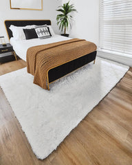 6x9 Rugs for Living Room, Large Fluffy Carpet, Fuzzy Plush Navy Shag Comfy Soft, Non-Slip Indoor Floor,for Kids Boys Girls