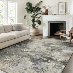 Area Rugs 5x7 Machine Washable Area Rug for Bedroom Living Room Dining Room, Large Modern Abstract Soft Rugs