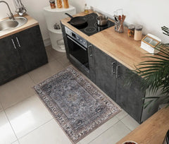 2x3 Rug - Machine Washable Entry Rug with Non-Slip Backing, Ideal for Enteryway, Kitchen, Bathroom,