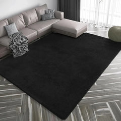 Black Rugs for Living Room 5x7 Feet Shag Rugs for Bedroom Area Rug Modern Soft Rugs for Kids Room,Nursery