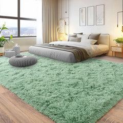 8x10 Rug for Living Room, Fuzzy Plush Large Area Rug, Fluffy Modern Shag Non Slip Soft Furry Carpet for Bedroom Kids Room