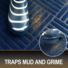 Door Mat Outdoor, Welcome Mats Outside, Large Front Door Mats, Doormat Indoor Entrance, Outdoor Mat, Anti-Slip Rubber Door
