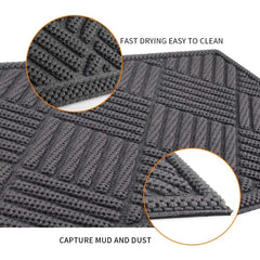 Door Mat Outdoor, Welcome Mats Outside, Large Front Door Mats, Doormat Indoor Entrance, Outdoor Mat, Anti-Slip Rubber Door