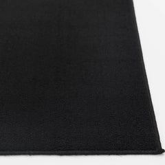 54 x 78 Titan Solid Black Durable Indoor Area Rug