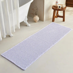 Waffle Runner Rug Bathroom, Long Boho Bathroom Rugs Non Slip Washable Super Absorbent Quick Dry Farmhouse Bathroom Decor